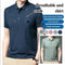 Men's Ice Silk Stretch Shirt Breathable Comfortable Summer Top