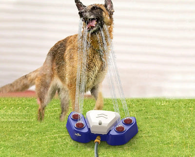 Automatic Pet Water Sprinkler Toy For Outdoor Dog Bath And Play