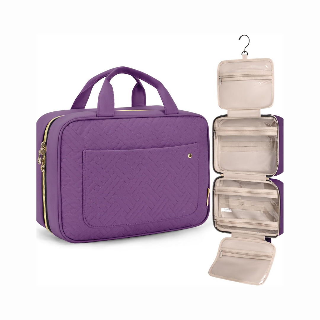 Toiletry Travel Bag Organizer Compact Waterproof Toiletry Storage Case