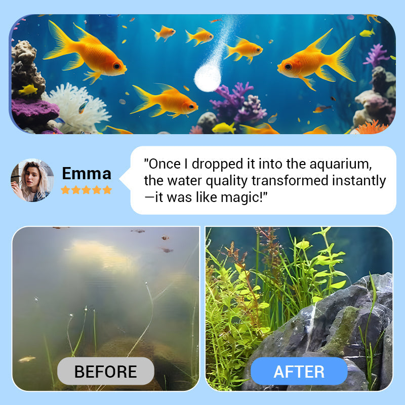 Aquarium Water Purification Tablet For Clear Healthy Tank Water