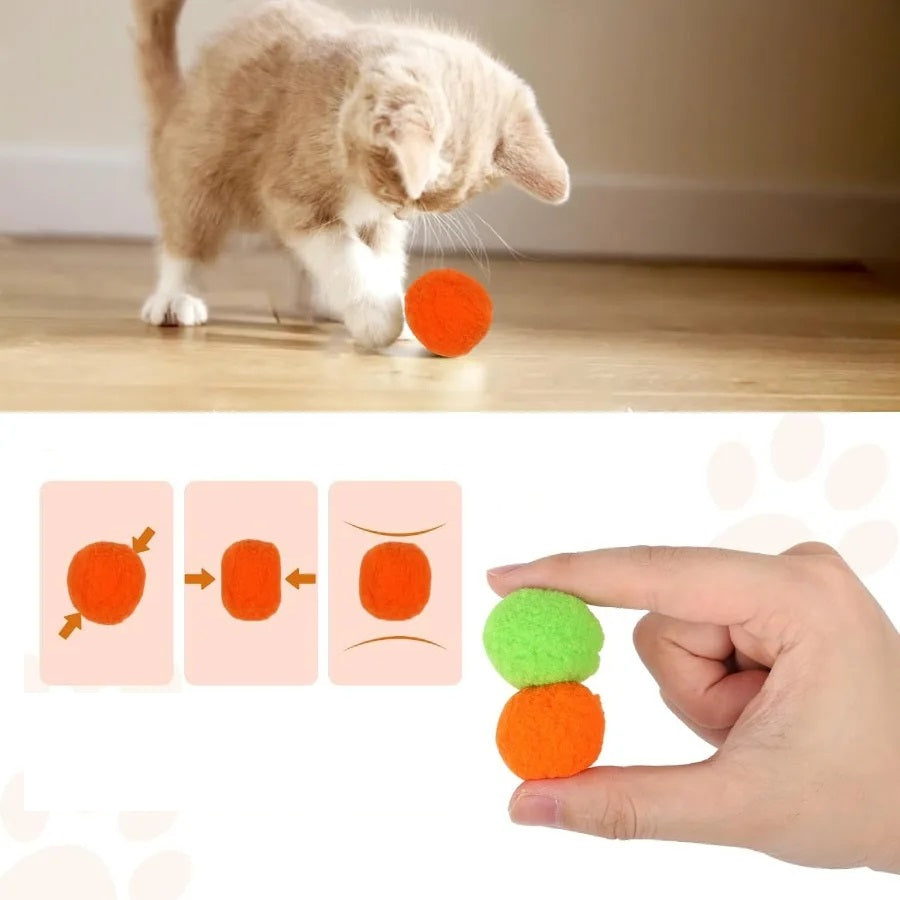 Cat Ball Launcher Set With 100 Colorful Balls And 2 Launchers