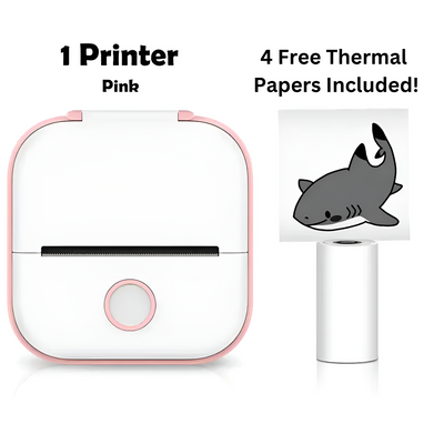 Portable Wireless Printer Compact Lightweight Mobile Printing Device