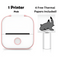 Portable Wireless Printer Compact Lightweight Mobile Printing Device