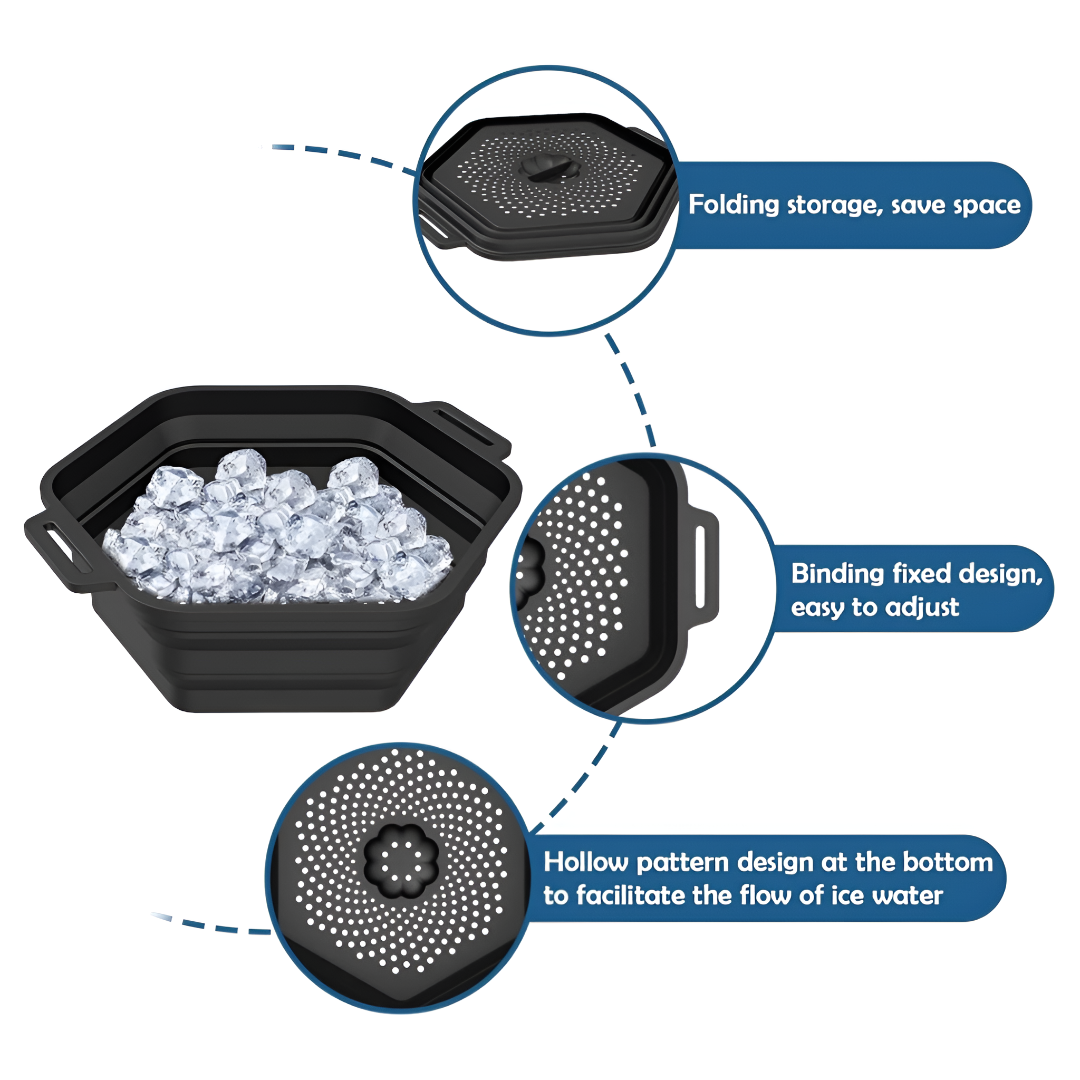 Ice Bath Shower Attachment For Muscle Recovery And Cooling Therapy