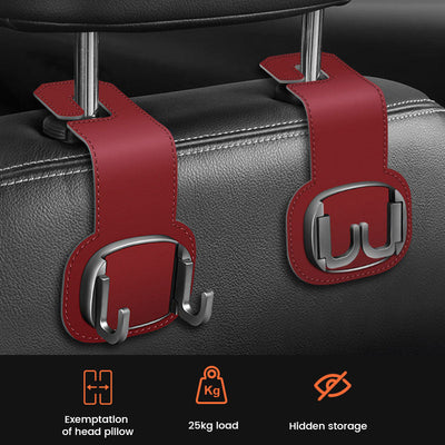 Hidden Car Seat Hook Organizer For Back Of Car Seat