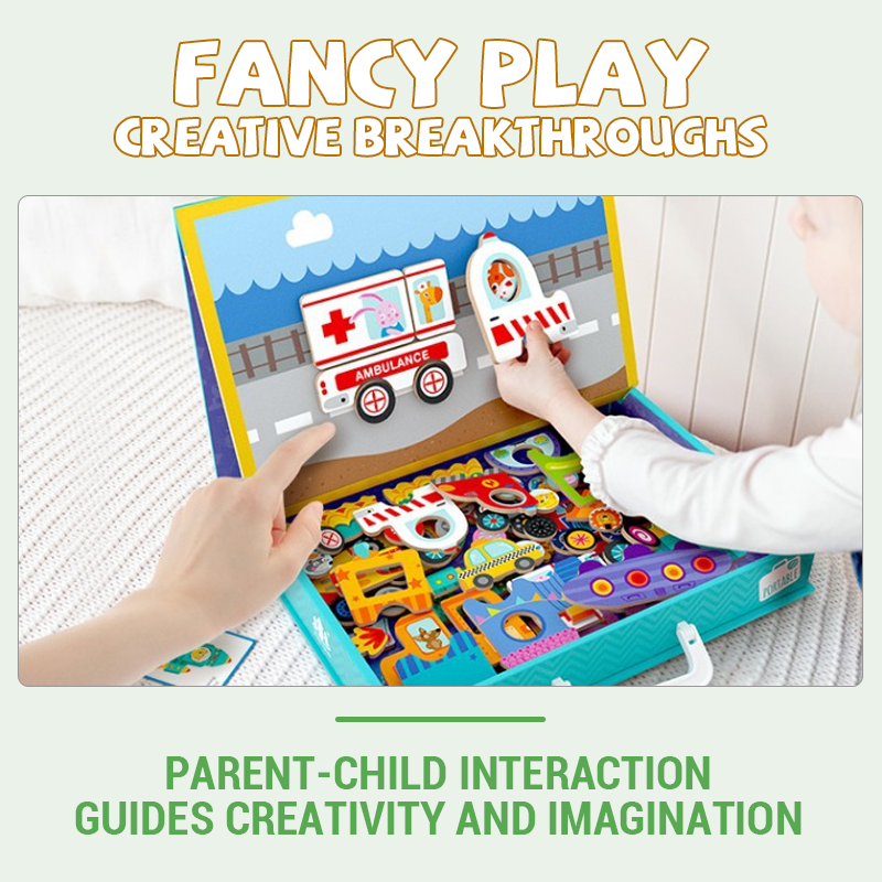 Children's Educational Magnetic Puzzles Learning Toy For Kids