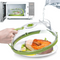 Microwave Food Cover With Adjustable Steam Vent For Even Heating