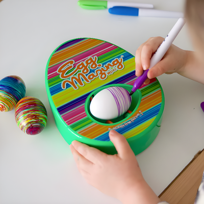 Easter Egg Decorating Kit With Colorful Paints And Accessories