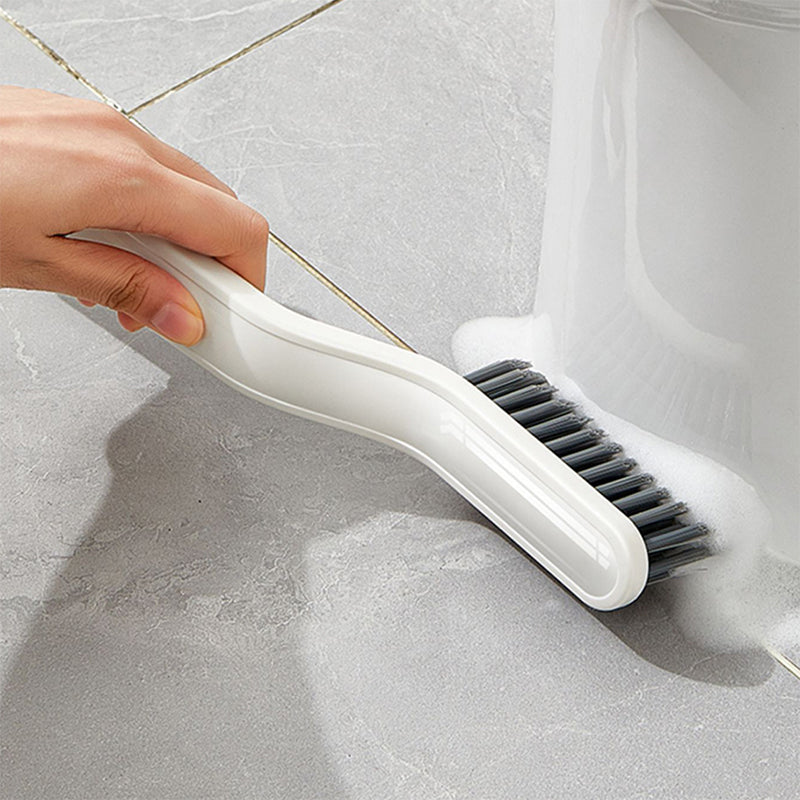 Bathroom Cleaning Brush 2 In 1 Dual Purpose Scrubber Tool