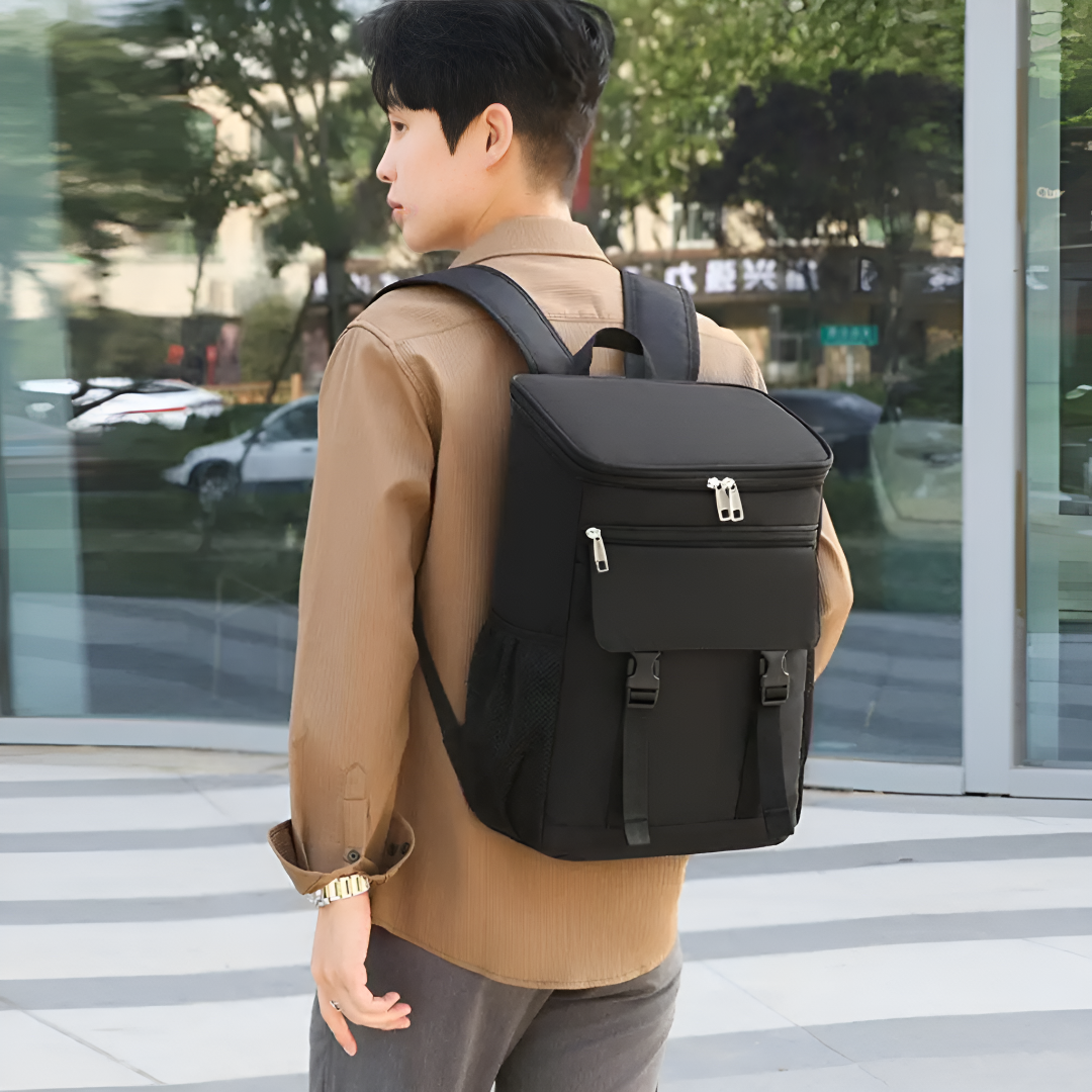 Large Insulated Cooler Backpack Leak Proof Outdoor Lunch Bag