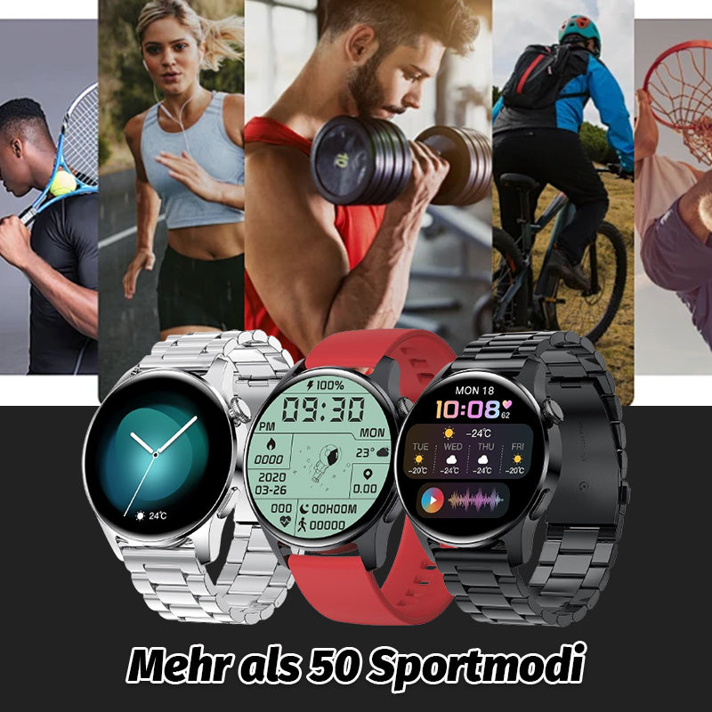 Heart Rate Blood Sugar Monitoring Watch With Bluetooth Call Function