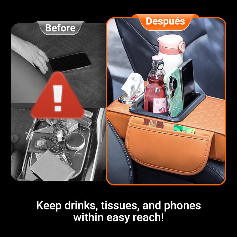 Integrated Multifunctional Car Armrest Heightening Pad For Comfort