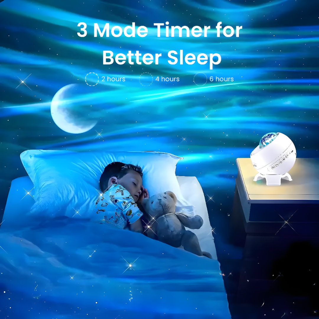 Northern Lights Projector With Soothing Aurora Night Light Effect