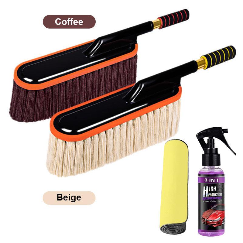 Car Duster With Extendable Telescoping Handle For Easy Cleaning
