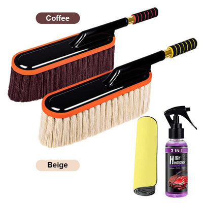 Car Duster With Extendable Telescoping Handle For Easy Cleaning