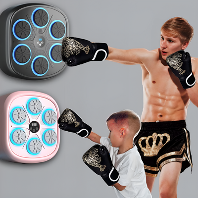 Interactive Wall-Mounted Boxing Trainer For Adults And Kids