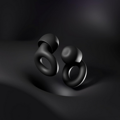 Silicone Earplugs Noise Reduction Soft Comfortable Reusable Protection