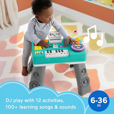 Toddler DJ Music Set Interactive Sound And Light Toy For Kids