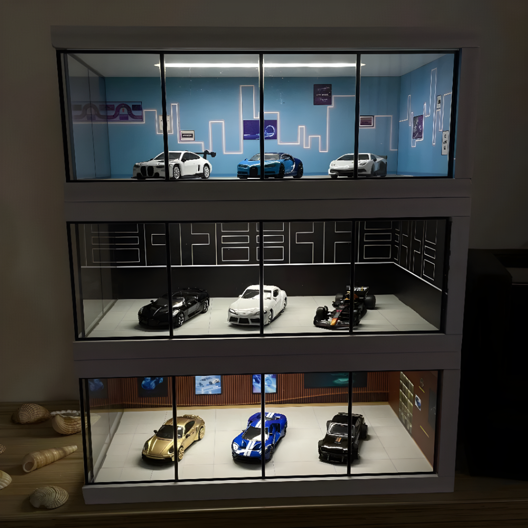 Miniature Car Showroom Display Case For 124 143 164 Models