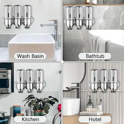 Bathroom Wall Mounted Soap Dispenser For Convenient Liquid Soap Use