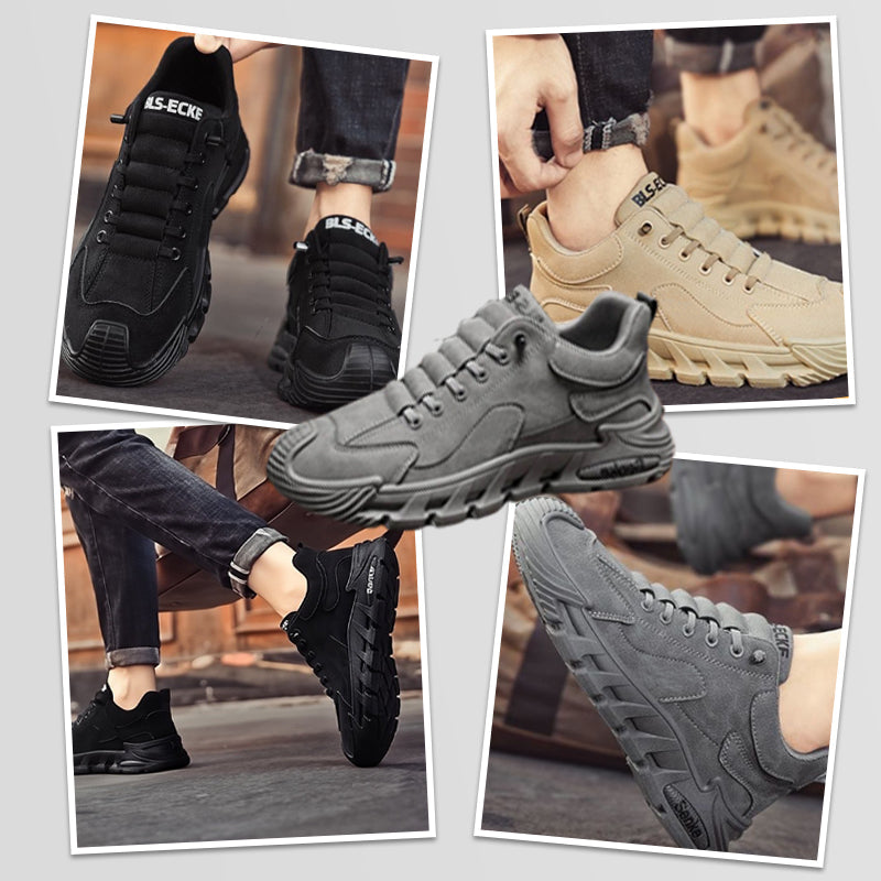 Men's Casual Walking Shoes Thick Sole Non Slip Comfort Sneakers