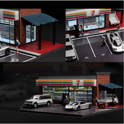 Urban Street Displays For Model Cars 164 Scale Miniature Scenes