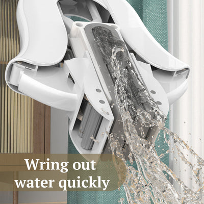 Folding Sponge Mop With Hand-Washable Collodion Head