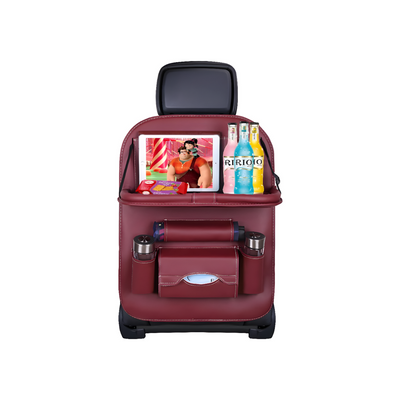 Car Backseat Organizer With Multiple Pockets For Travel Storage