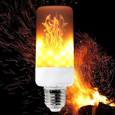 LED Flame Effect Bulb With Gravity Sensing For Realistic Ambiance
