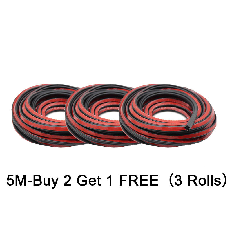 Car Noise Reduction Seal Strip Rubber Dust Proof Weatherproof