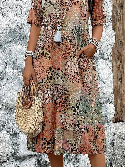Vibrant Midi Dress Elegant Summer Style Perfect For Every Occasion