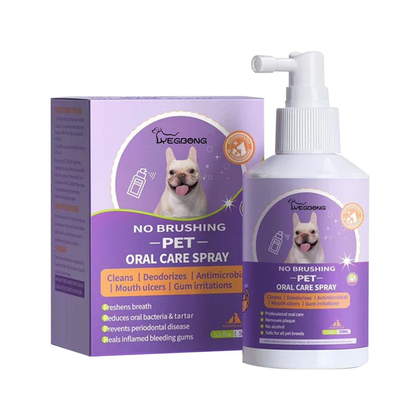 Tooth Cleaning Spray For Dogs And Cats Oral Hygiene Care