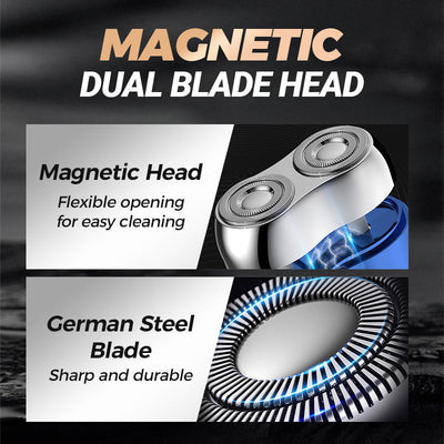 Pocket USB Mini Shaver Compact Rechargeable Electric Travel Razor