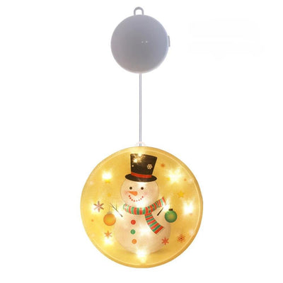 Christmas Tree LED Window Lights Battery Powered Fairy Glow Easy Hang