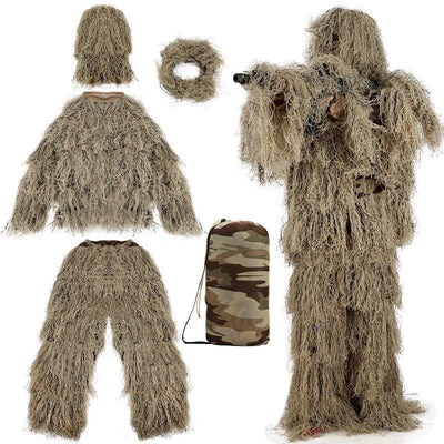 Hunting Ghillie Suit 3D Camouflage Sniper Outdoor Apparel