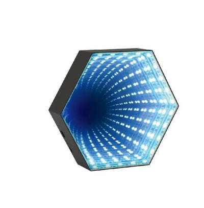Infinity Mirror Tunnel Light With Hypnotic 3D RGB Illumination