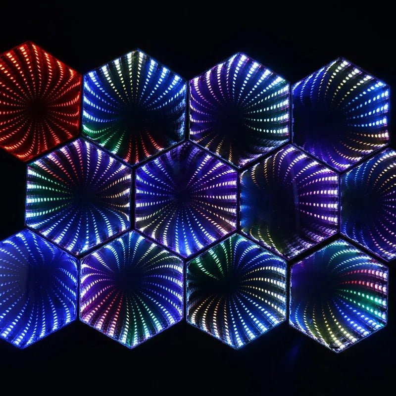 Infinity Mirror Tunnel Light With Hypnotic 3D RGB Illumination