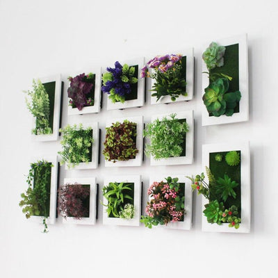 3D Plant Wall Art Artificial Maintenance Free Table And Wall Decor