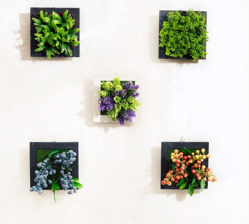 3D Plant Wall Art Artificial Maintenance Free Table And Wall Decor