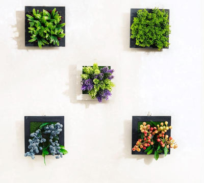 3D Plant Wall Art Artificial Maintenance Free Table And Wall Decor