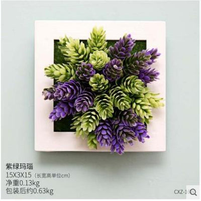 3D Plant Wall Art Artificial Maintenance Free Table And Wall Decor