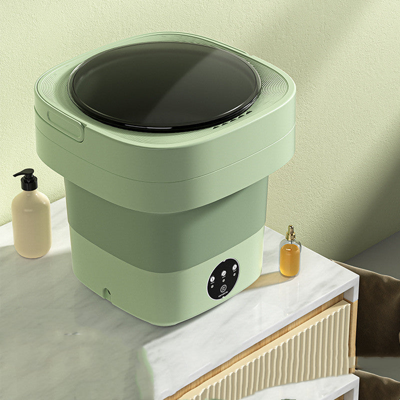 Portable Folding Washing Machine Compact Lightweight Travel Laundry Washer