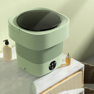 Portable Folding Washing Machine Compact Lightweight Travel Laundry Washer