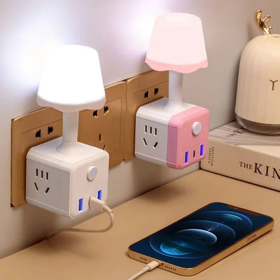 Remote Control LED Night Light Lamp With USB Adapter