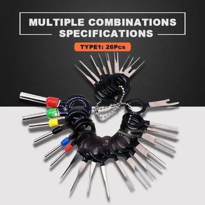 Terminal Removal Tool Kit For Easy Connector Terminal Extraction