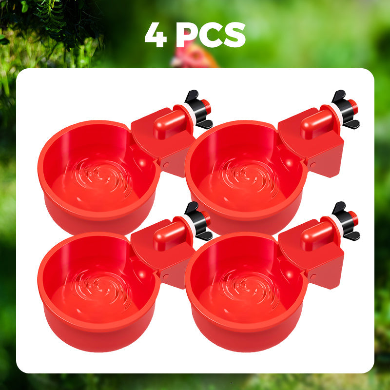 5/16 Inch Thread Automatic Poultry Water Cups Durable Farm Use