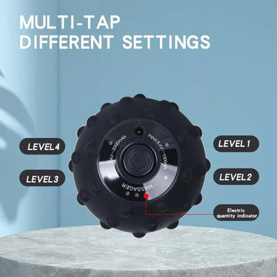 4-Speed Vibrating Massage Ball For Muscle Relief And Fitness Therapy