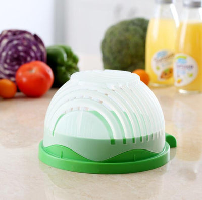 Creative Salad Cutter Bowl For Easy Fruit And Vegetable Preparation