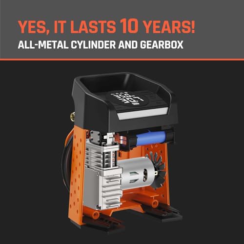 ETENWOLF ZEPHYR S3 Portable Tire Inflator Fast Air Compressor