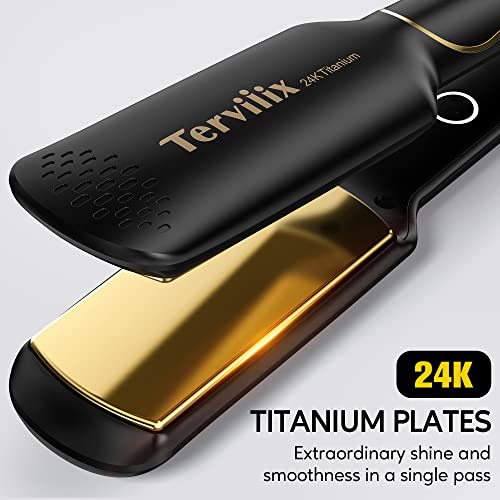 Flat Iron Hair Straightener ARC Smooth Non-Snagging Design